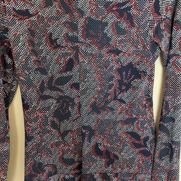 Tory Burch Navy Dahlia Dress drop waist XS - Picture 6 of 6